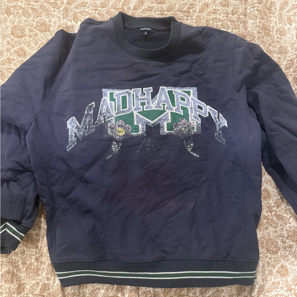 MadHappy Navy Sweatshirt